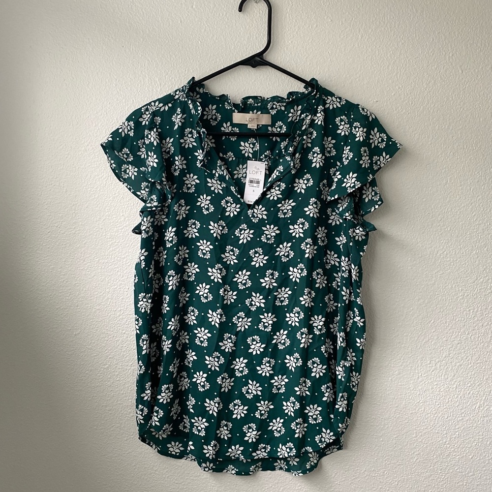 NWT Loft Floral Blouse